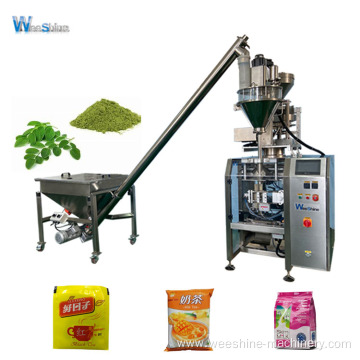 Full Automatic Vertical Weighing Filling Sealing Pouch Nido Milk Tea Powder Packing Machine